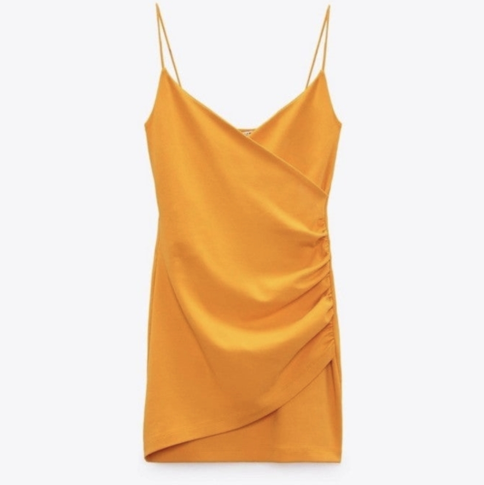 Zara Ruched Mini Dress